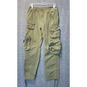 Free Knight Cargo Pants Men's Size 31 Japan Green U.S. Army Baggy Tactical Wear